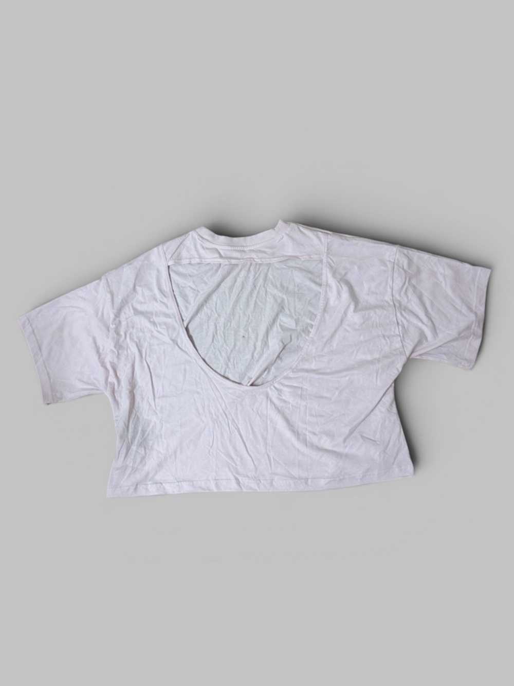 Adidas Light Pink Cropped T-Shirt - Picture 3 of 6